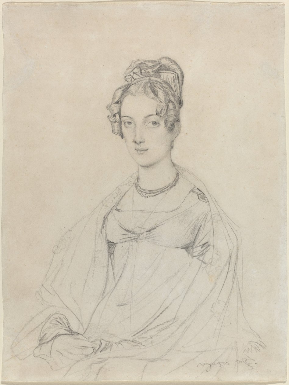 Paní Edward Dodwellová od Jean Auguste Dominique Ingres