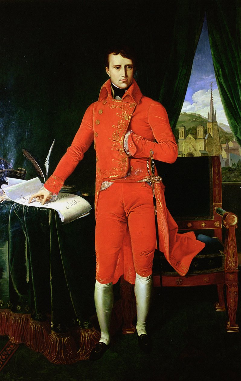 Napoleon Bonaparte první konzul, 1803-1804 od Jean Auguste Dominique Ingres