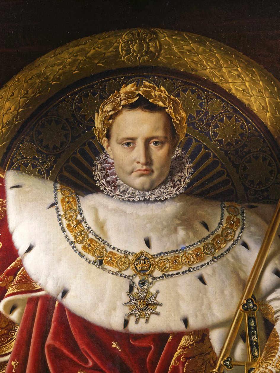 Napoleon I. na císařském trůně od Jean Auguste Dominique Ingres