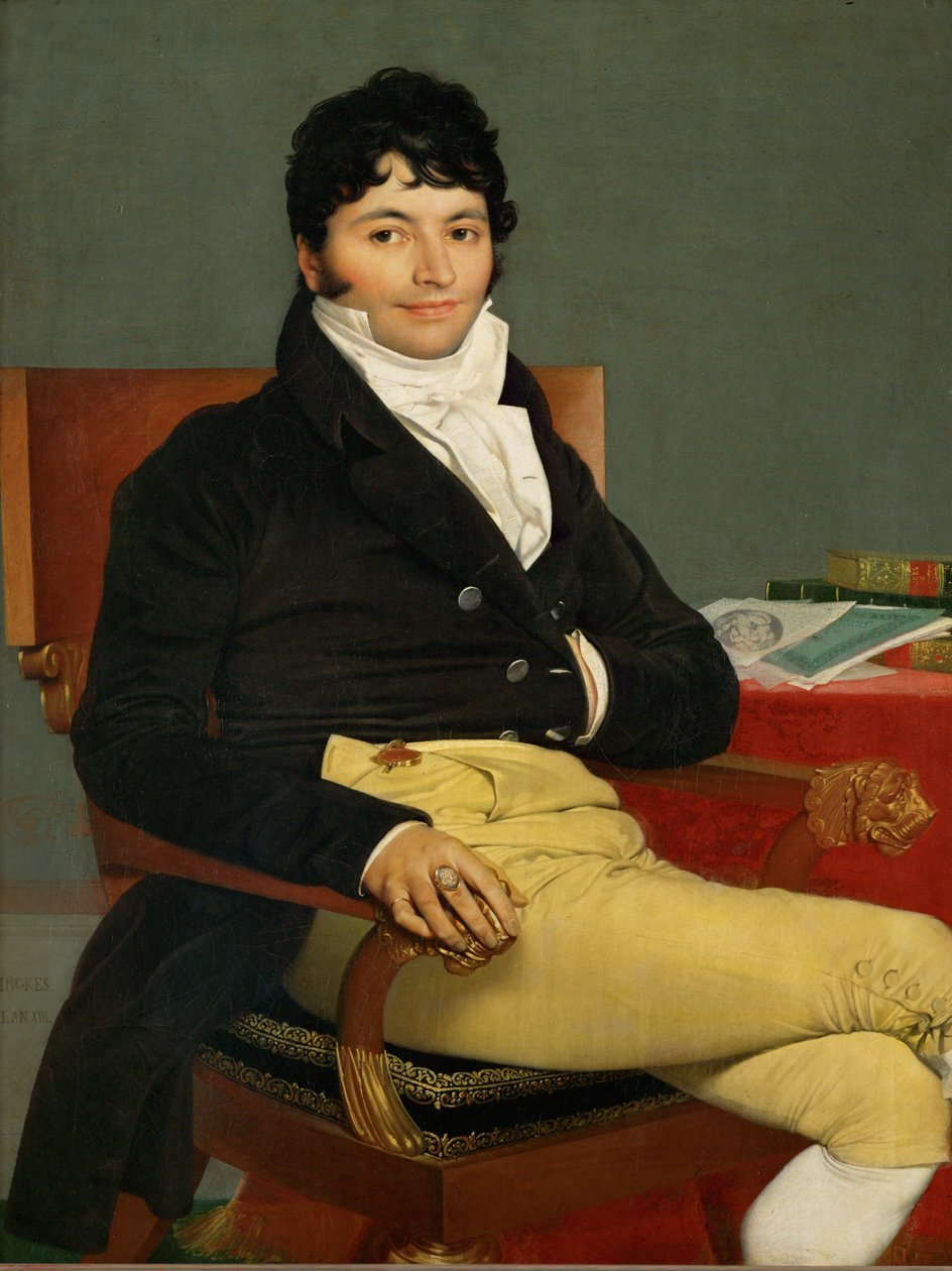Philibert Riviere, mistr peticí v královské radě... od Jean Auguste Dominique Ingres