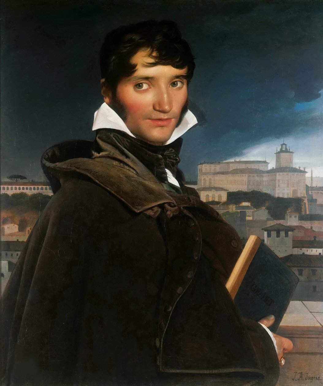 Portrét Francois-Marius Granet 1775-1849, 1807. od Jean Auguste Dominique Ingres
