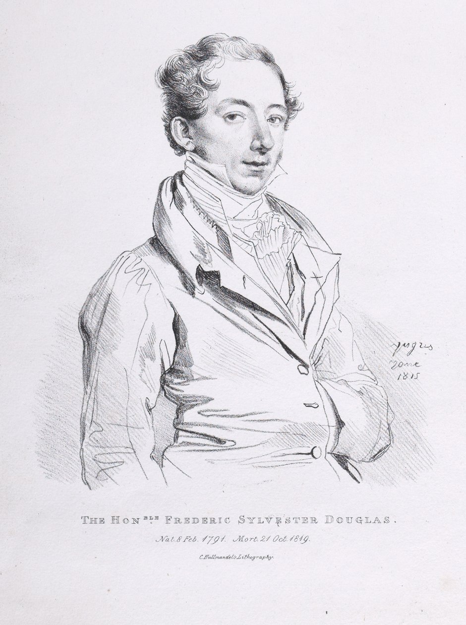 Portrét Fredericka Sylvestera Douglase od Jean Auguste Dominique Ingres