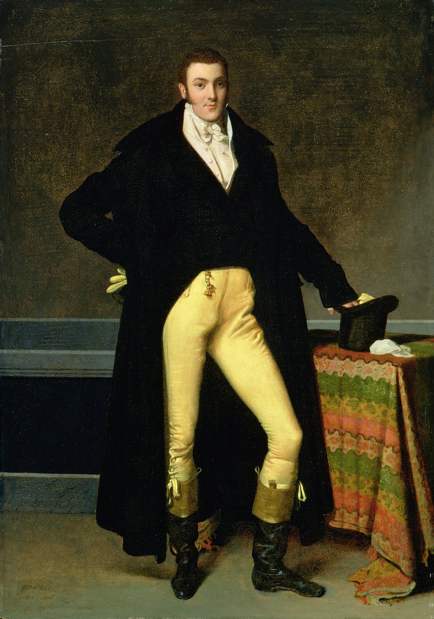 Portrét Joseph-Antoine de Nogent, 1815 od Jean Auguste Dominique Ingres