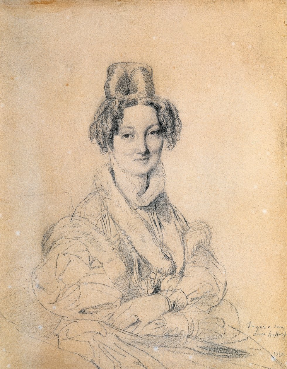 Portrét Madame Hittorff od Jean Auguste Dominique Ingres