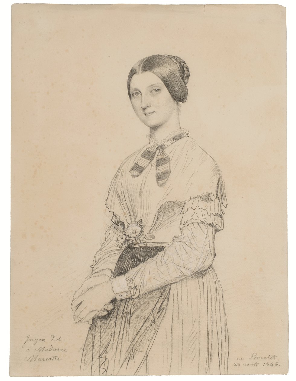 Portrét Marie Marcotte od Jean Auguste Dominique Ingres