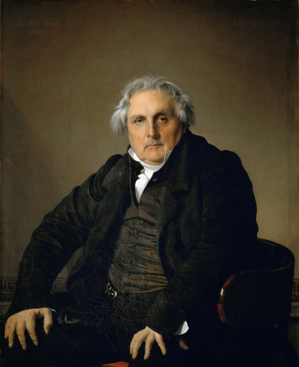 Portrét pana Bertina od Jean Auguste Dominique Ingres