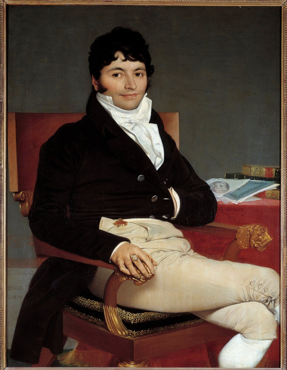 Portrét Philiberta Riviera (1766-1816) mistra žádostí na královské radě v roce 1815 Obraz Jean Auguste Dominique Ingres (1780-1867) 1804 Sun. 1,16 x 0,89 m od Jean Auguste Dominique Ingres