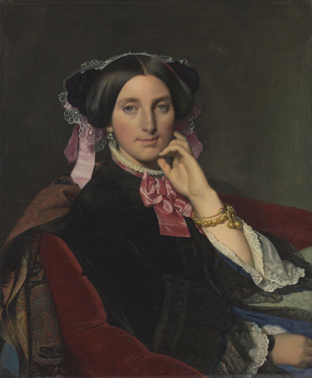 Portrét madame Caroline Gonseové, 1852. od Jean Auguste Dominique Ingres