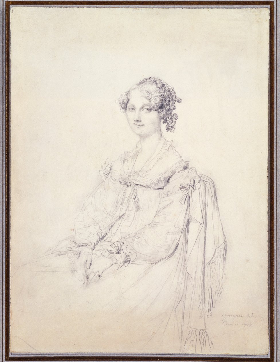 Portrét Hon. paní Fleetwoodová Pellewová od Jean Auguste Dominique Ingres