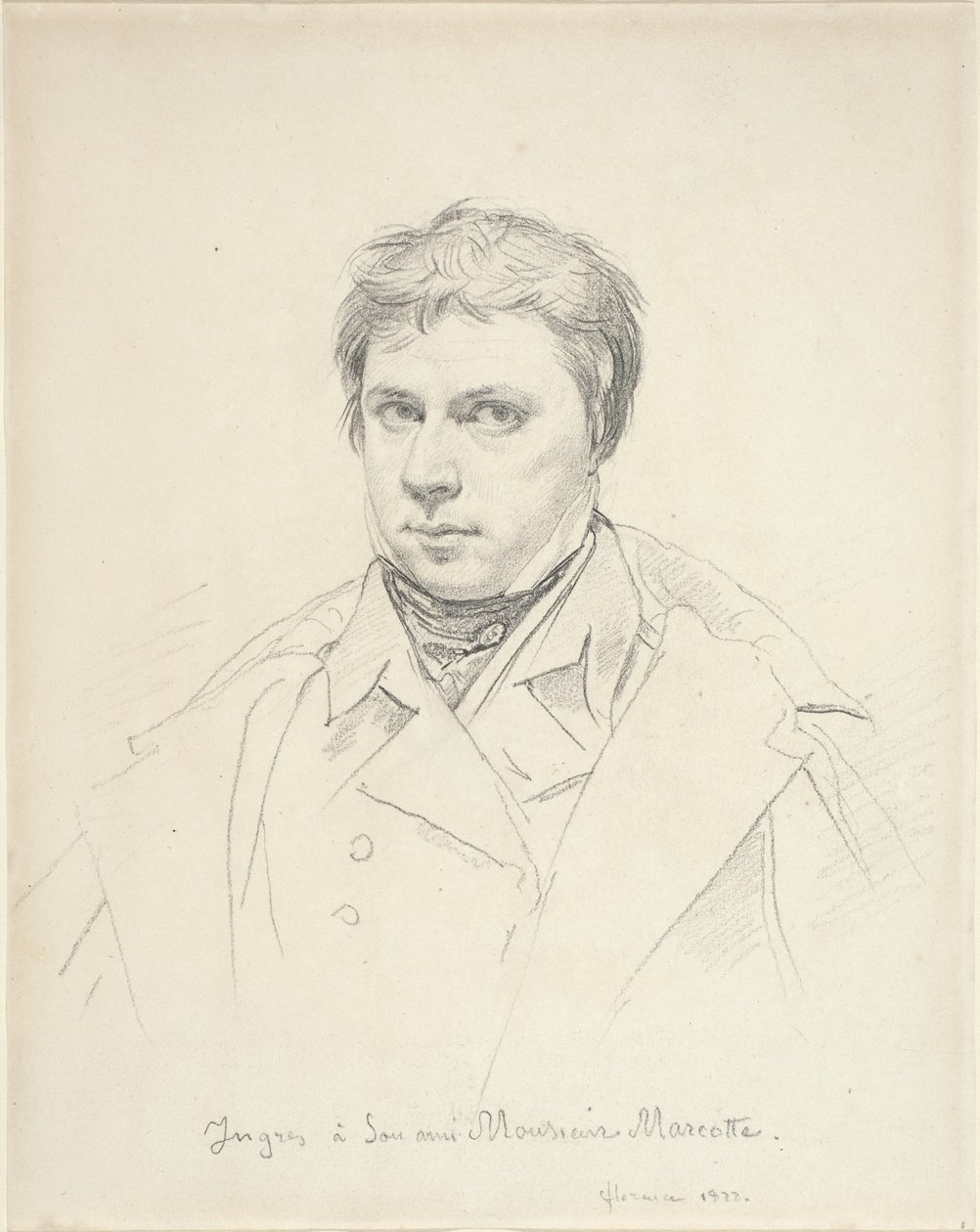 Autoportrét od Jean Auguste Dominique Ingres