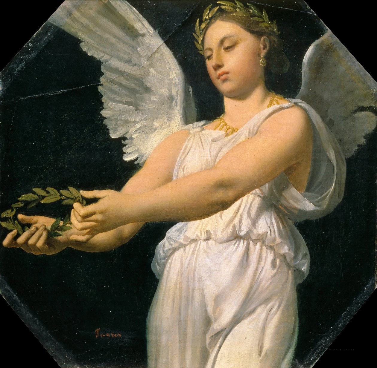 Studie vítězství pro apoteózu Homéra, c. 1826. od Jean Auguste Dominique Ingres