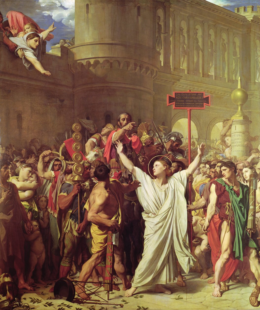Umučení sv. Symphoriena, 1834 od Jean Auguste Dominique Ingres