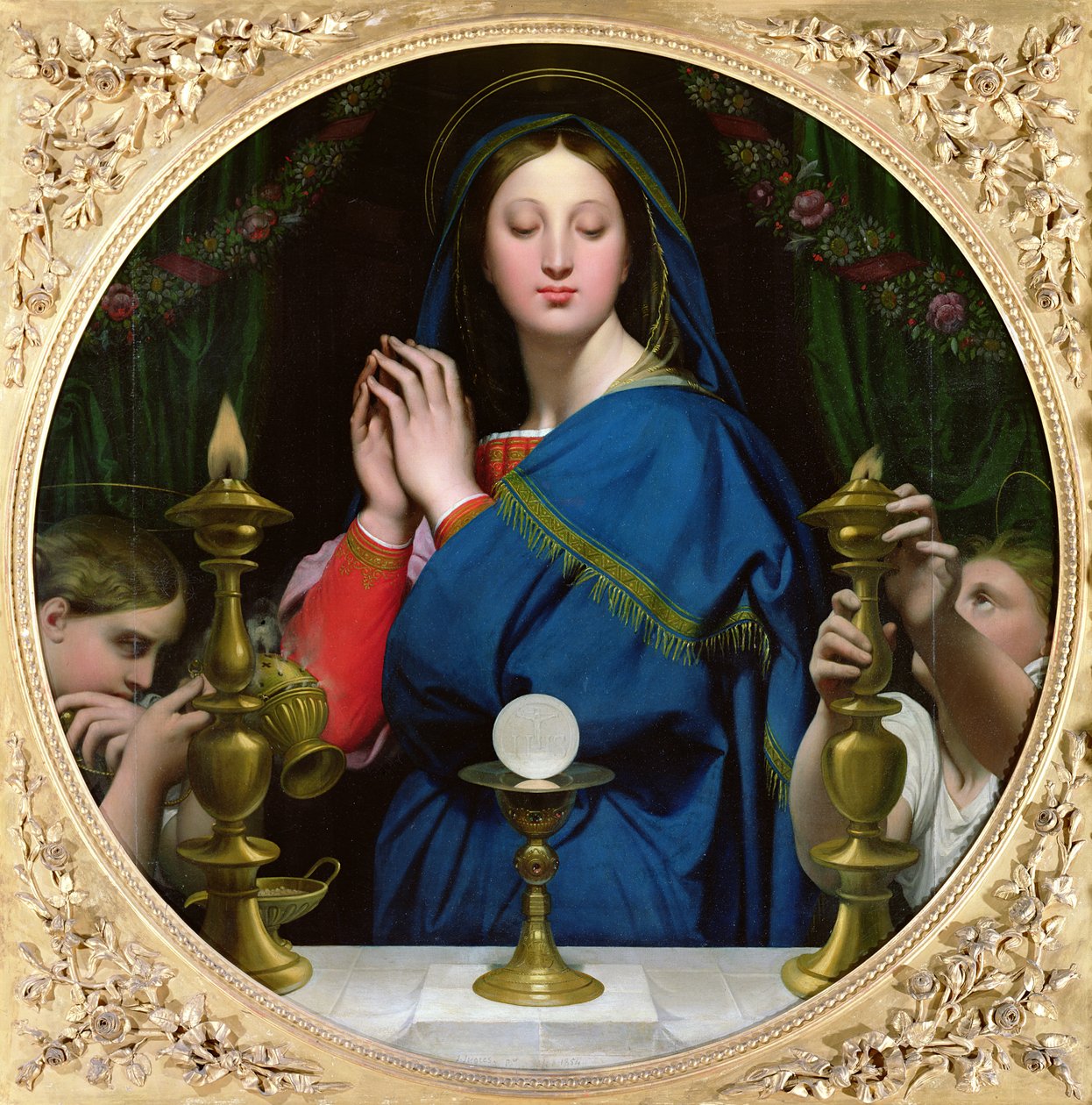 Panna Hostitelská, 1854 od Jean Auguste Dominique Ingres