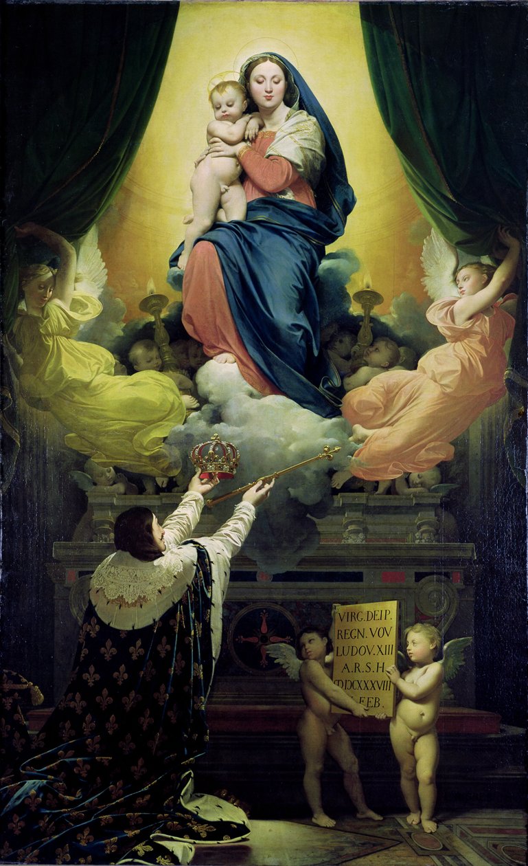 Slib Ludvíka XIII od Jean Auguste Dominique Ingres