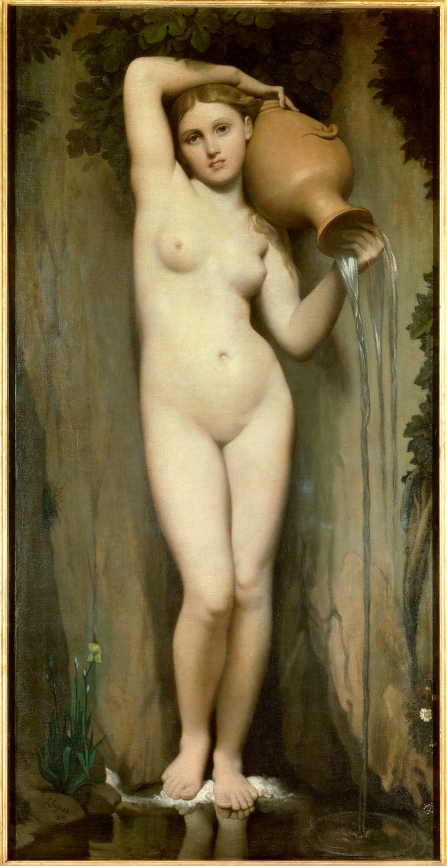 Zdroj Obraz Jean-Auguste Dominique Ingres (1780-1867) 1856 Rozměr 1,63 x 0,80. Paříž. Muzeum Orsay od Jean Auguste Dominique Ingres
