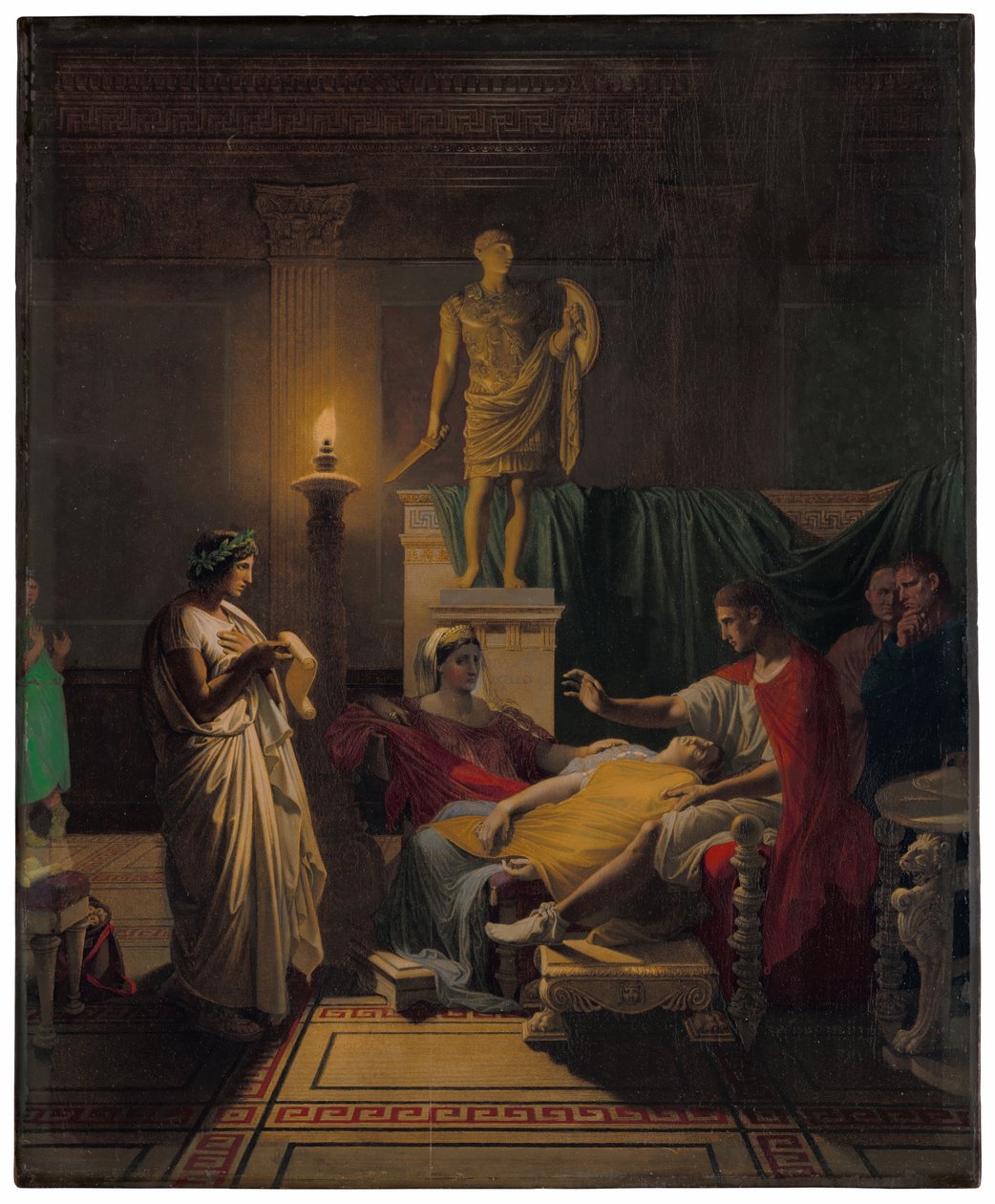 Virgil Čtení z Aeneidy od Jean Auguste Dominique Ingres