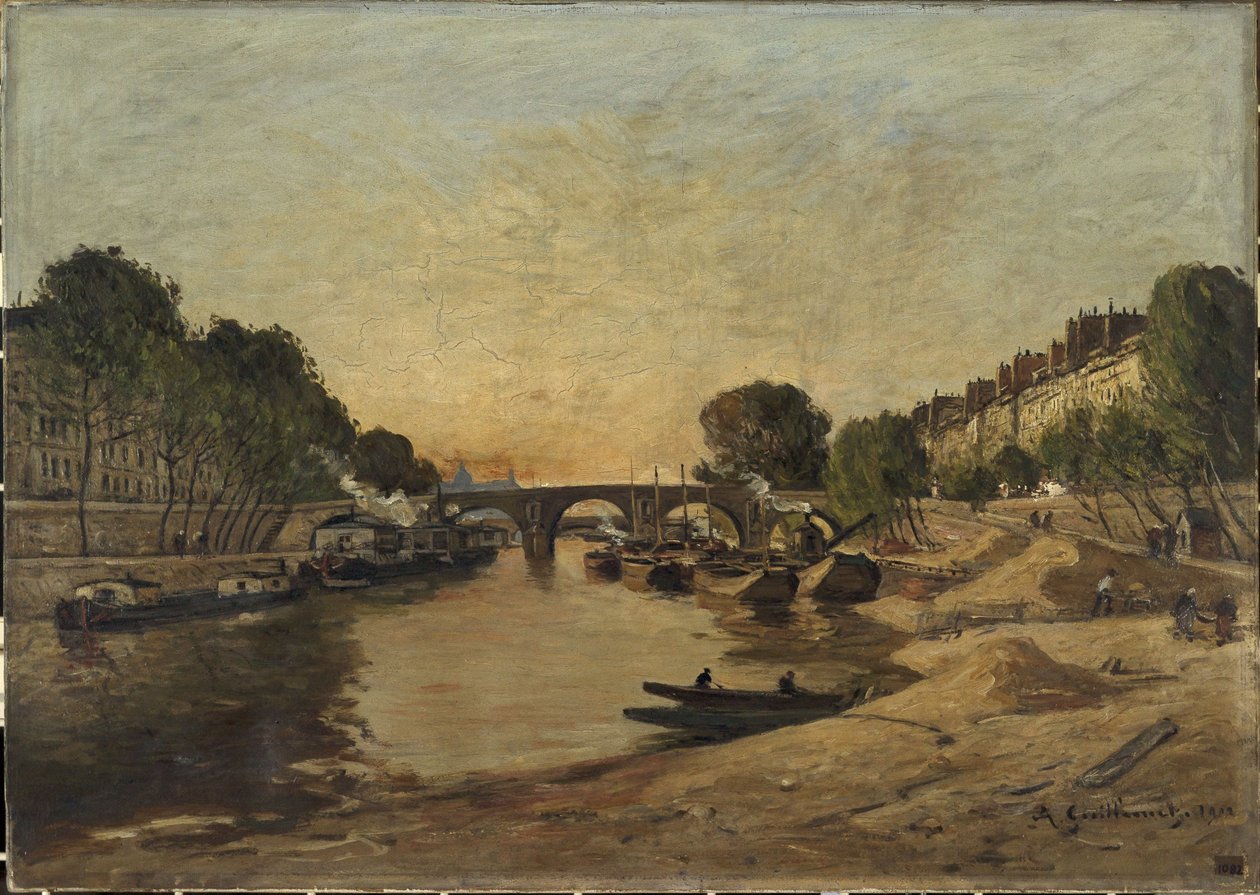 Seina a Pont Marie od Jean Baptiste Antoine Guillemet