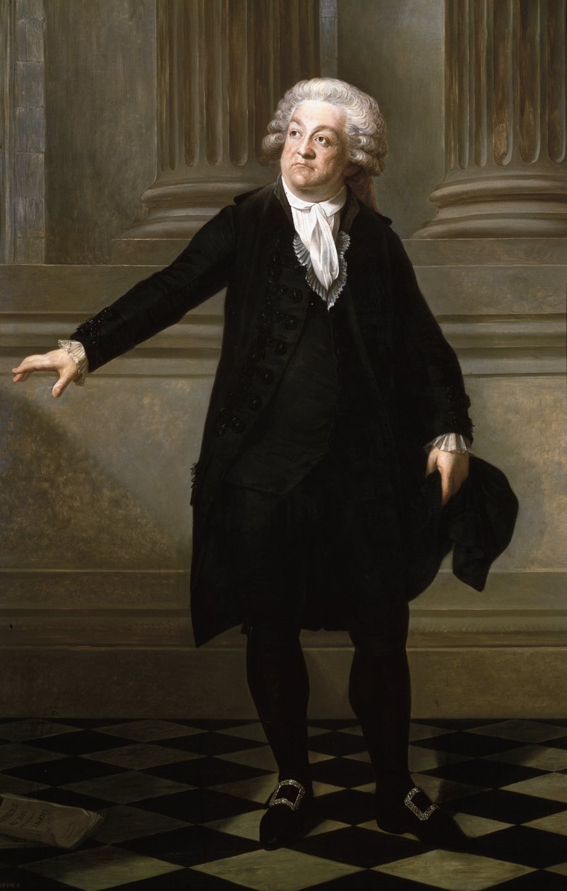 Portrét Honore Gabriela Riquetiho, hraběte z Mirabeau (olej na plátně od Jean Baptiste Adolphe Gibert