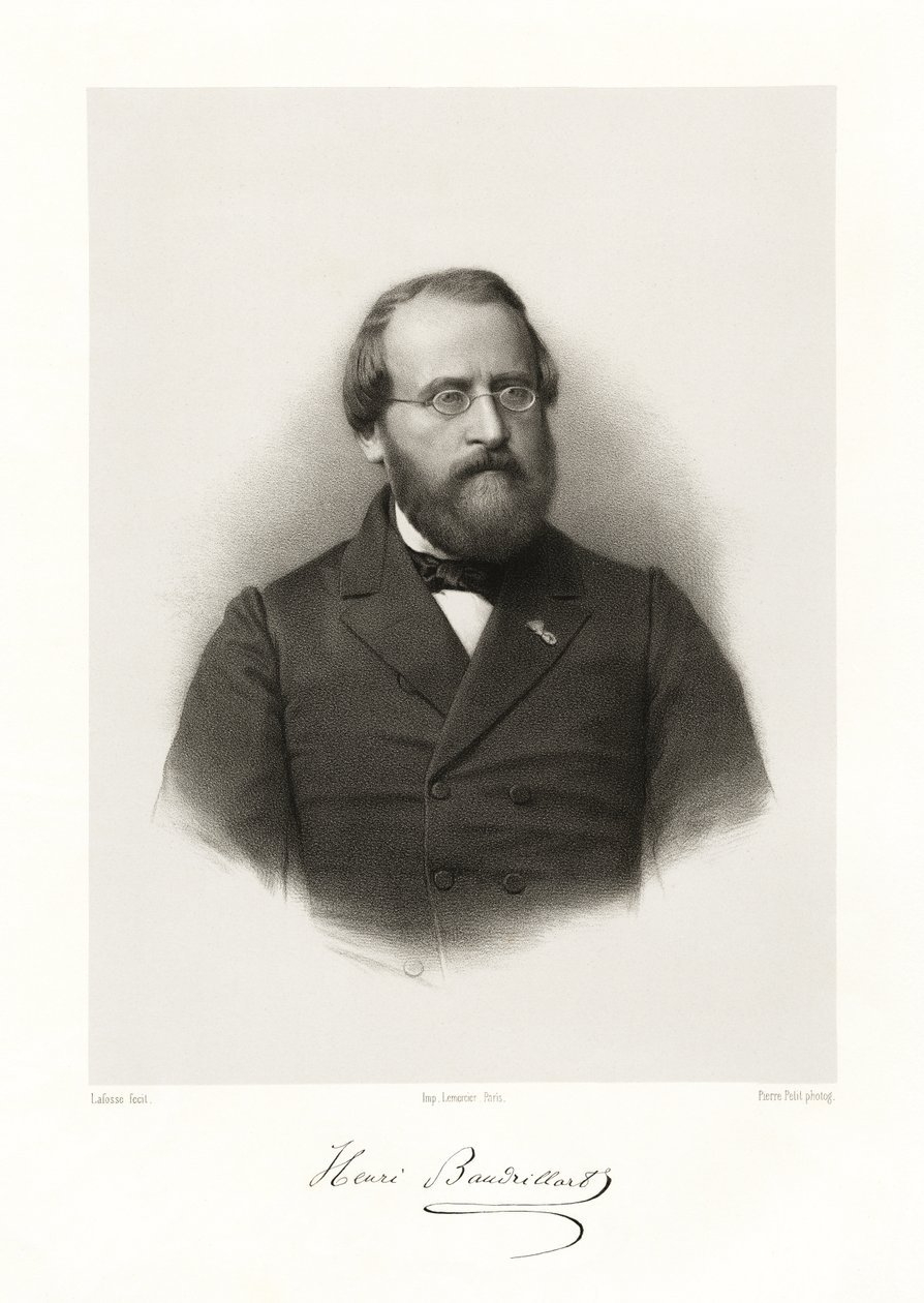 Henri Joseph Léon Baudrillart, 1865-66 od Jean Baptiste Adolphe Lafosse