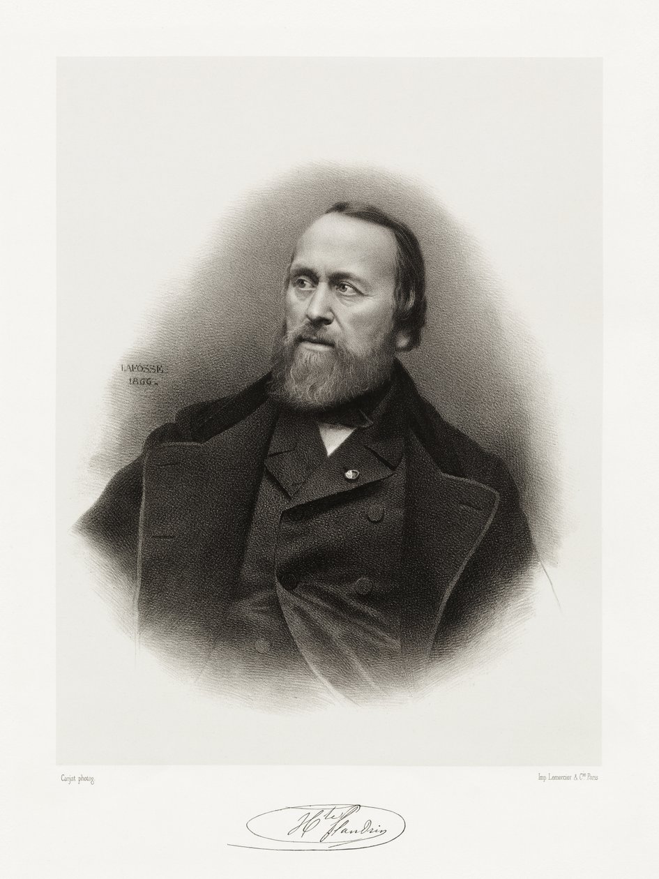 Jean Hippolyte Flandrin, 1865-66 od Jean Baptiste Adolphe Lafosse