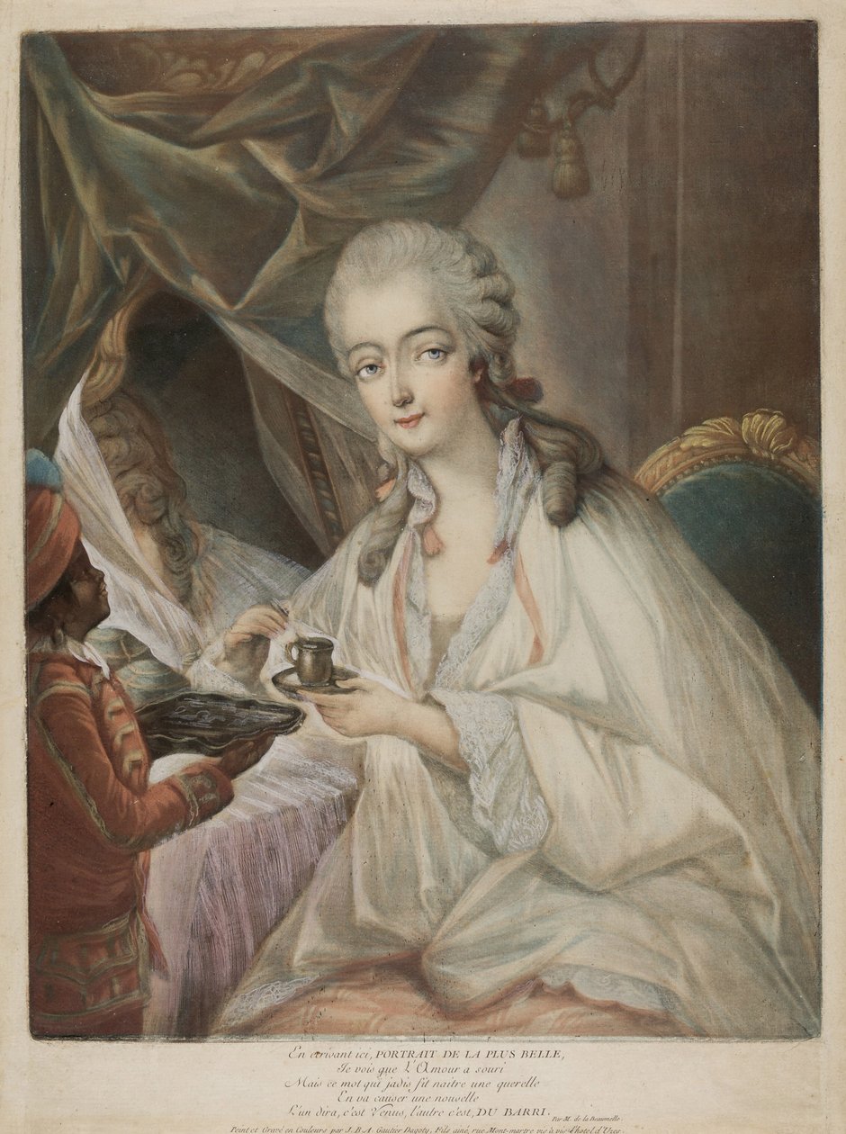 Madame du Barry, 1771 od Jean Baptiste André Gautier Dagoty