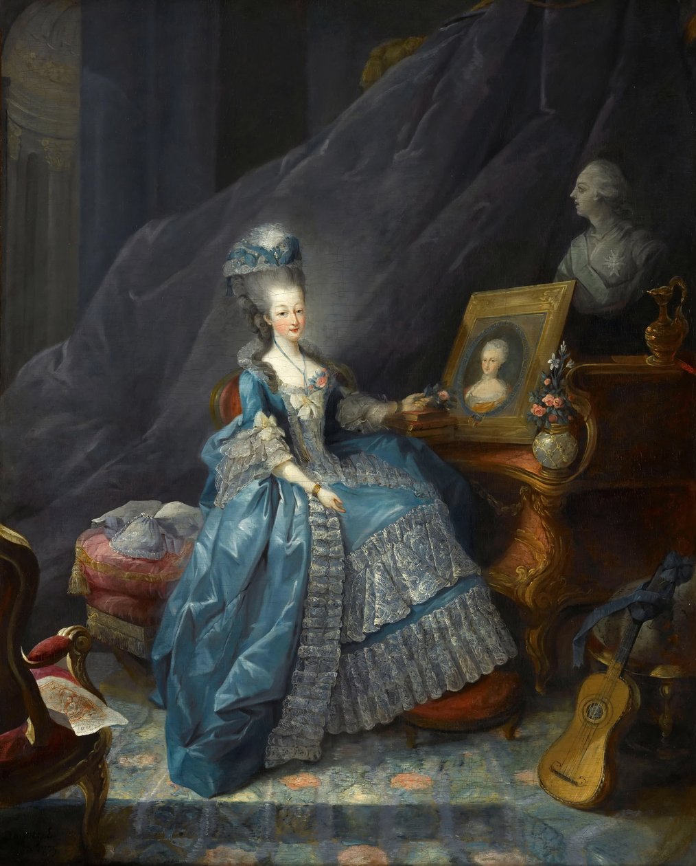 Princezna Marie Terezie Savojská 1756-1805 od Jean Baptiste André Gautier Dagoty