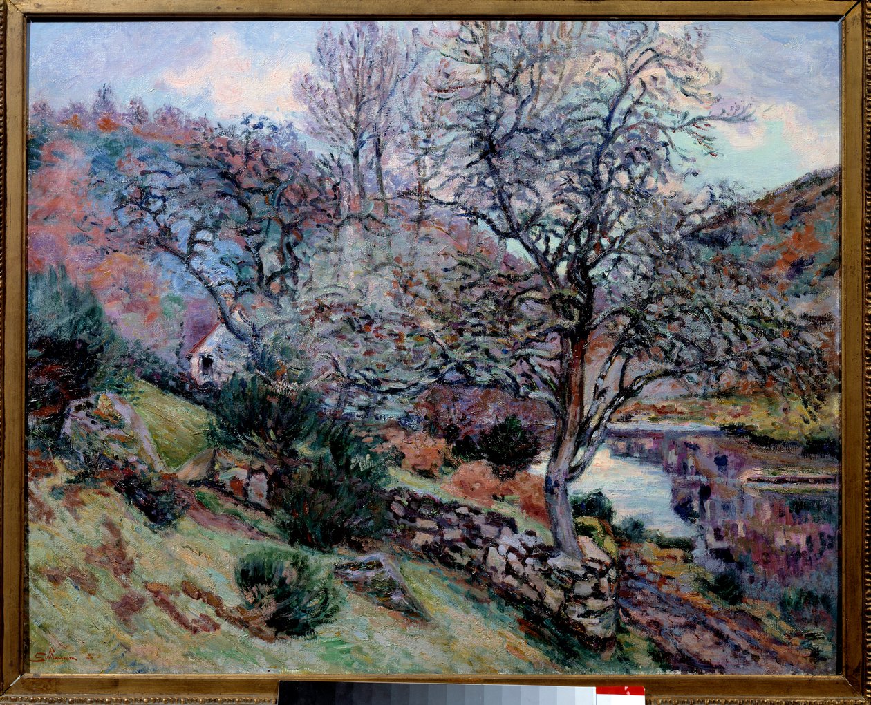 Crozan, skála ozvěny Obraz od Jeana Baptista Armanda (1841-1927) 19. století Bayonne Musee Bonnat od Jean Baptiste Armand Guillaumin