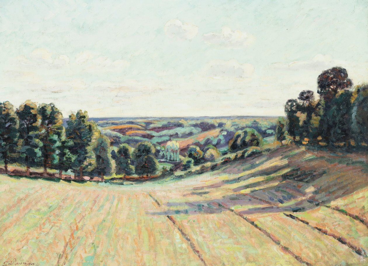 Kopcovitá krajina v La Creuse, kolem roku 1900 od Jean Baptiste Armand Guillaumin