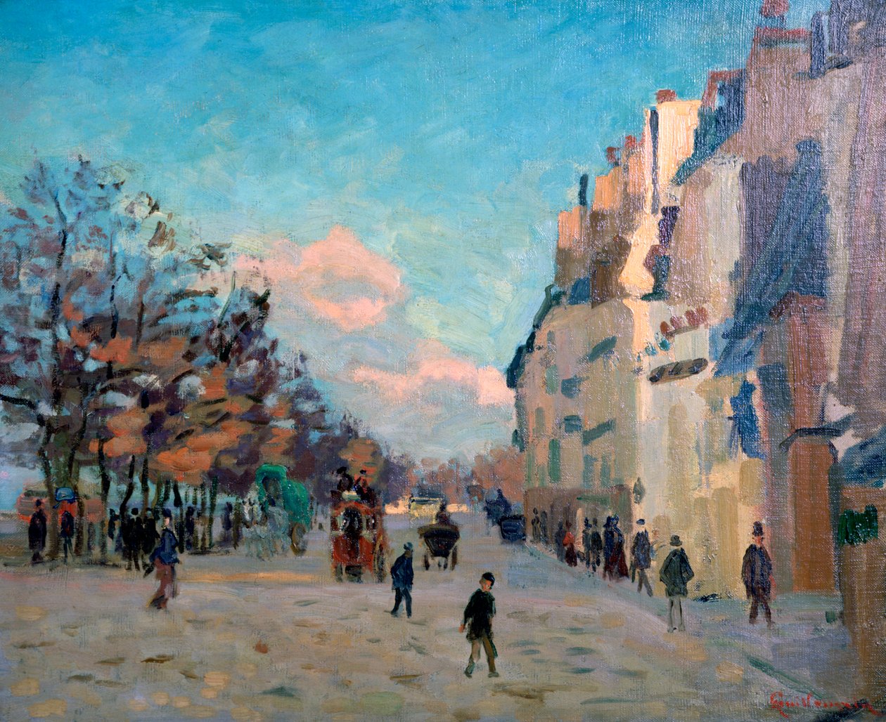 La Place Valhubert, Paříž, c1860-1927 od Jean Baptiste Armand Guillaumin