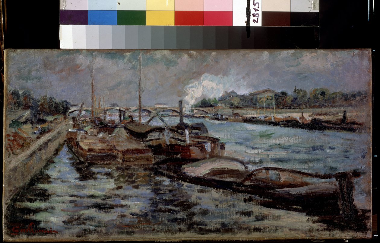 Seina. Obraz Jean Baptiste Armand Guillaumin (1841-1927) od Jean Baptiste Armand Guillaumin