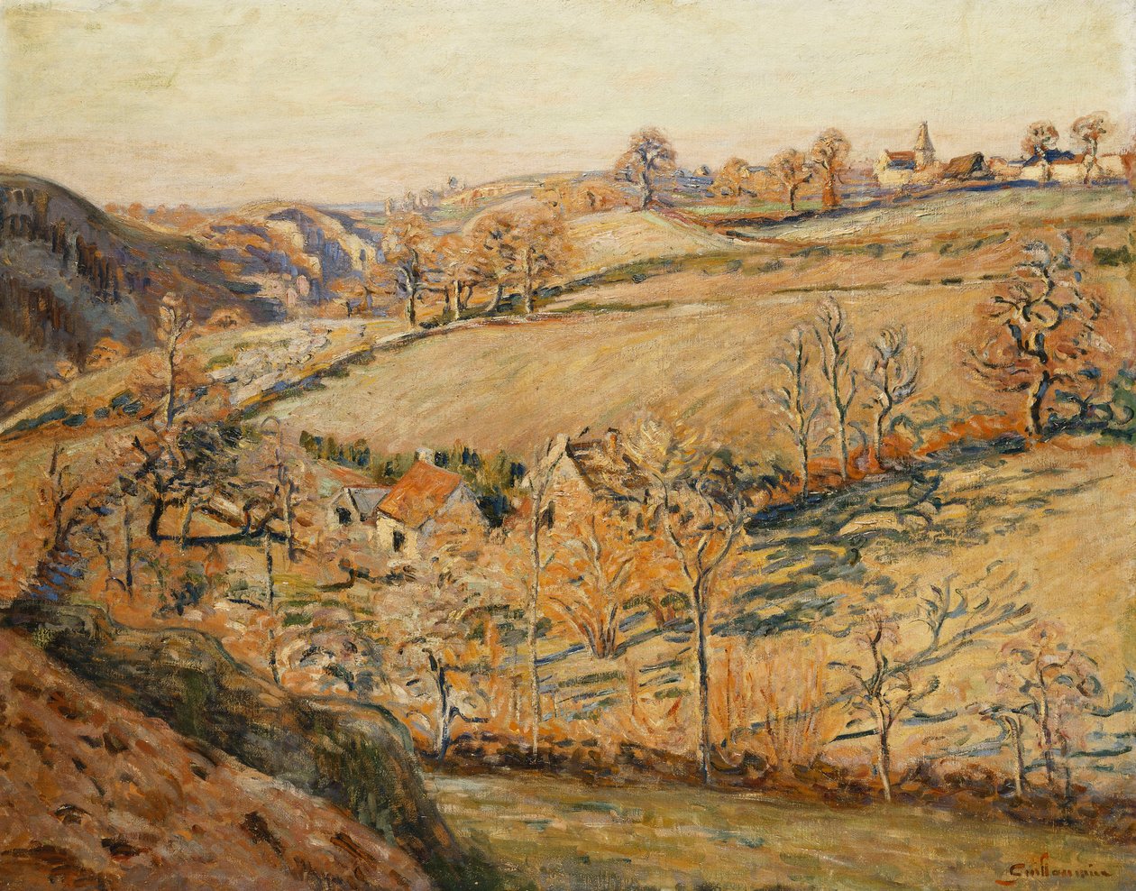 La Solitude a Crozant, kolem roku 1895 od Jean Baptiste Armand Guillaumin