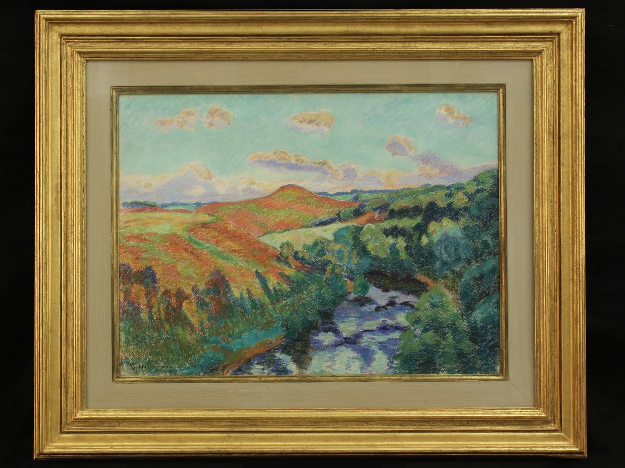 Krajina v Creuze, Crozant od Jean Baptiste Armand Guillaumin