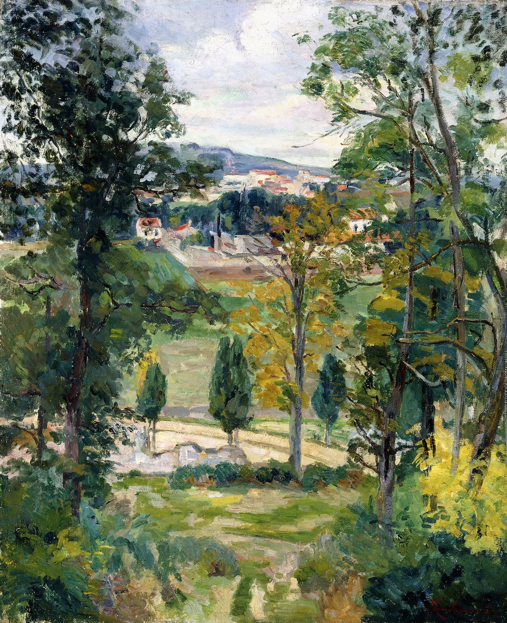 Krajina Ile de France, c.1879 od Jean Baptiste Armand Guillaumin