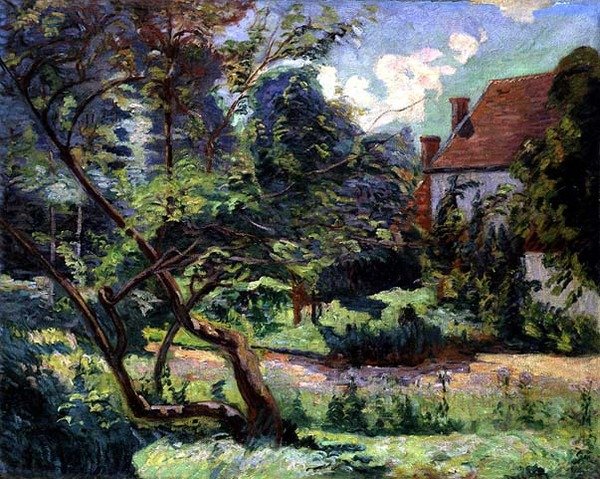 Orchard na okraji lesa, Miregaudon od Jean Baptiste Armand Guillaumin