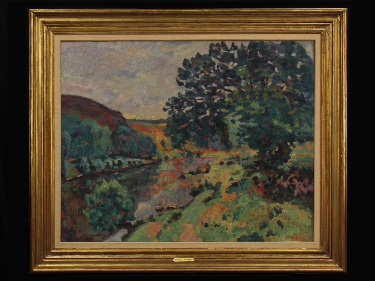 Říční krajina, kolem roku 1910 od Jean Baptiste Armand Guillaumin