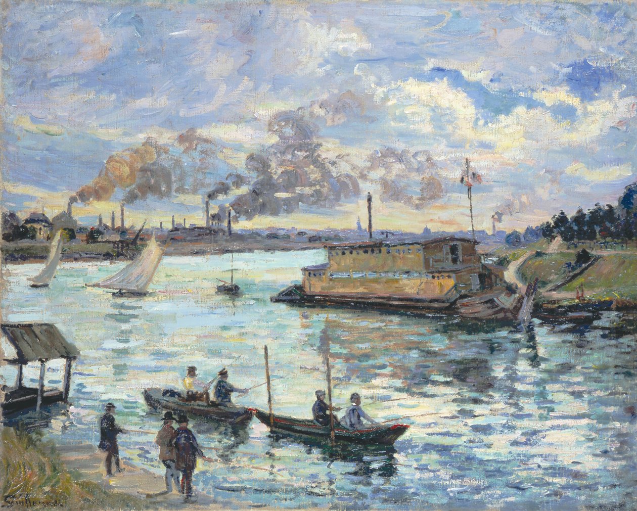 Říční scéna, 1890 od Jean Baptiste Armand Guillaumin