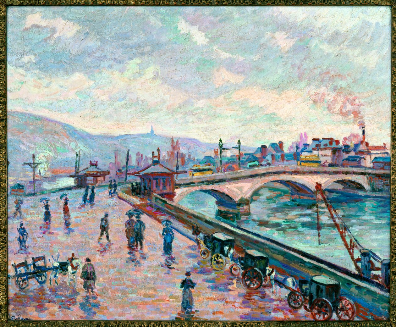 Řeka u Rouenu (malba na plátně) od Jean Baptiste Armand Guillaumin