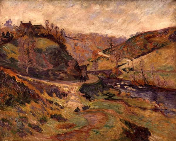 Řeka v údolí (olej na plátně) od Jean Baptiste Armand Guillaumin