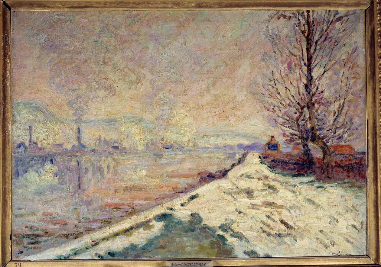 Rouen, břečka Obraz Jean Baptiste Armand Guillaumin (1841-1927) 20. století Sun. 0,49x0,65 m Lyon, Muzeum výtvarných umění od Jean Baptiste Armand Guillaumin