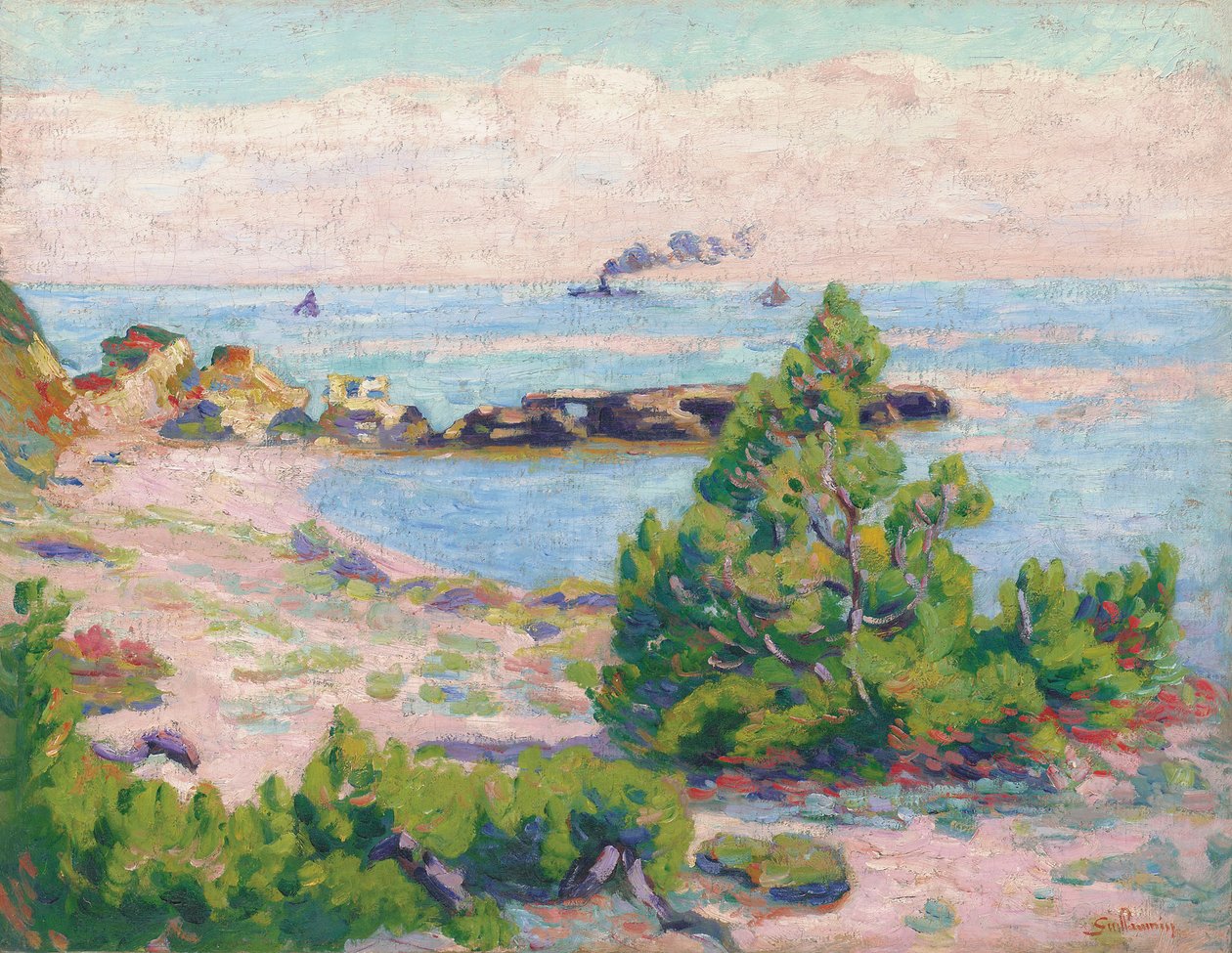 Saint Palais, Pointe de la Perriere, kolem roku 1893 od Jean Baptiste Armand Guillaumin