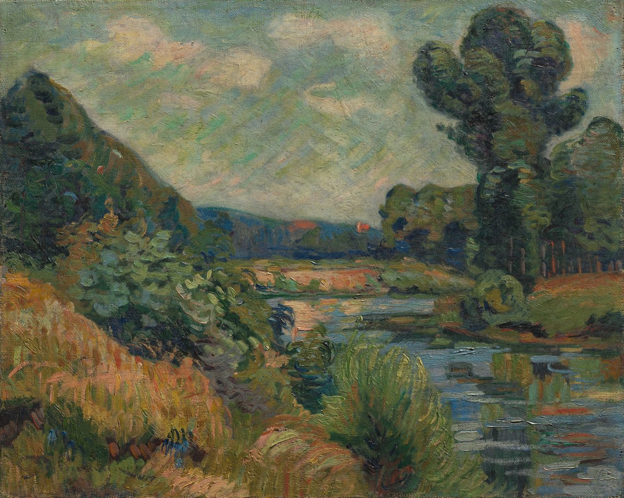 Břehy Marny u Charentonu, asi 1895 (olej na látce) od Jean Baptiste Armand Guillaumin
