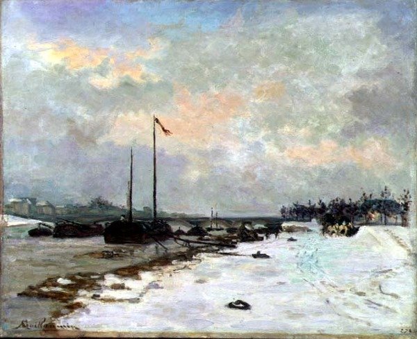 Nábřeží Seiny od Jean Baptiste Armand Guillaumin