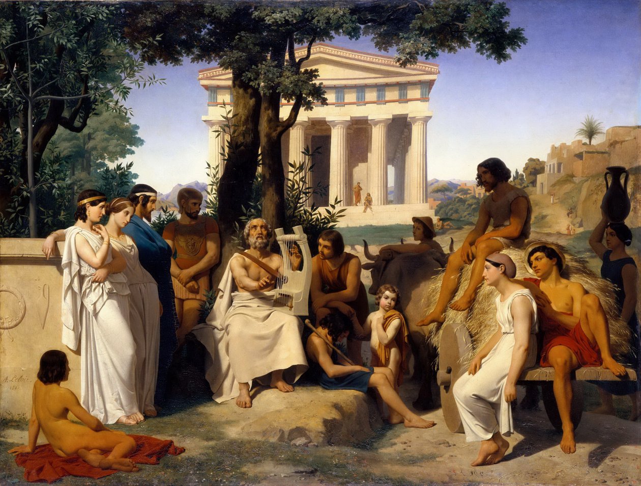 Homer od Jean Baptiste Auguste Leloir