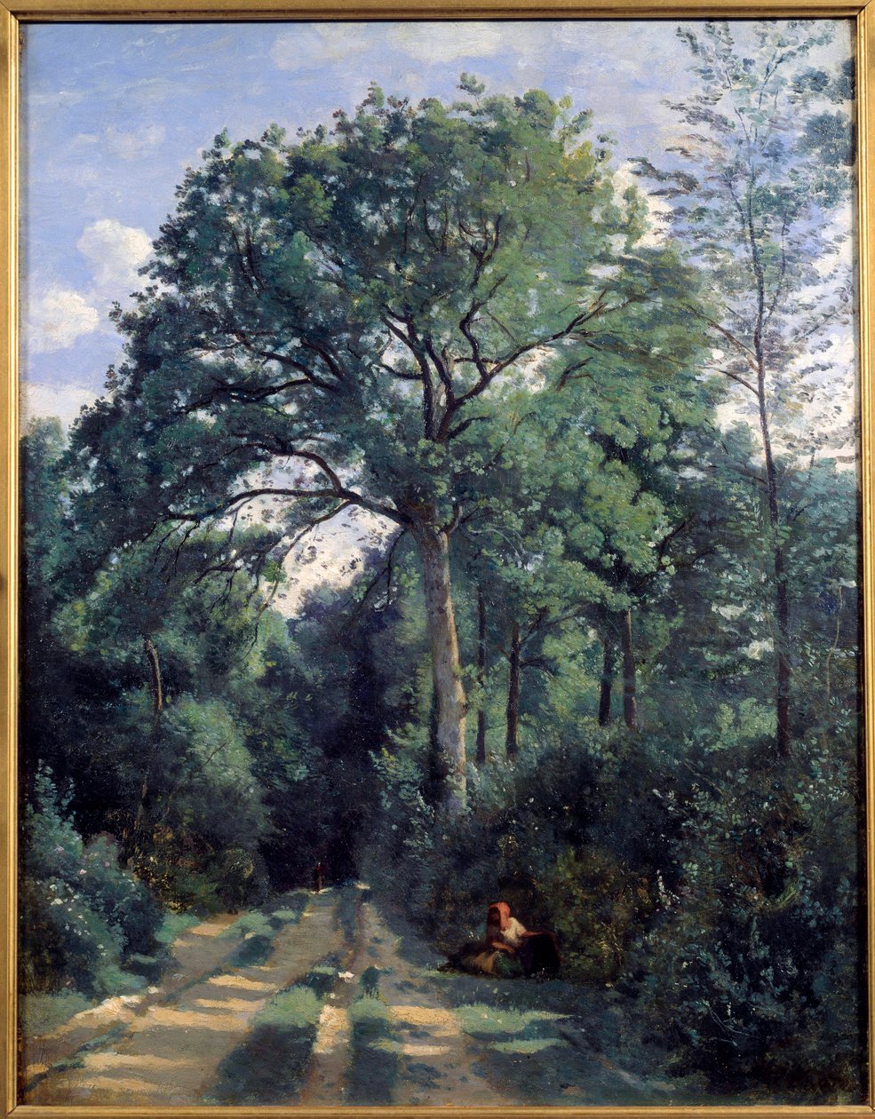 Město Avray, Vstup do lesa s obrazem trenéra Camille Corot (1796-1875) 1924 Edinburgh, národní galerie od Jean Baptiste Camille Corot