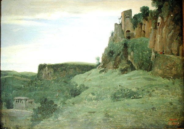 Civita Castellana, kolem 1826-27 (olej na plátně) od Jean Baptiste Camille Corot
