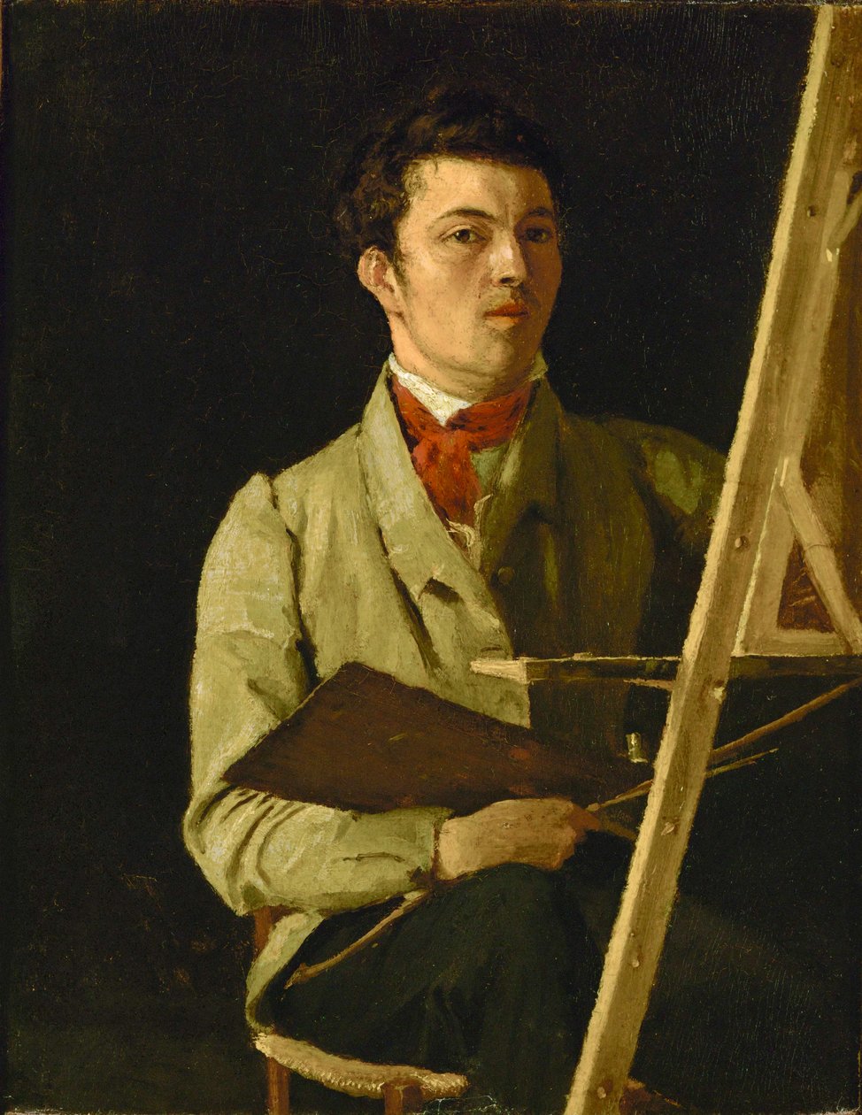 Corot, autoportrét ... od Jean Baptiste Camille Corot