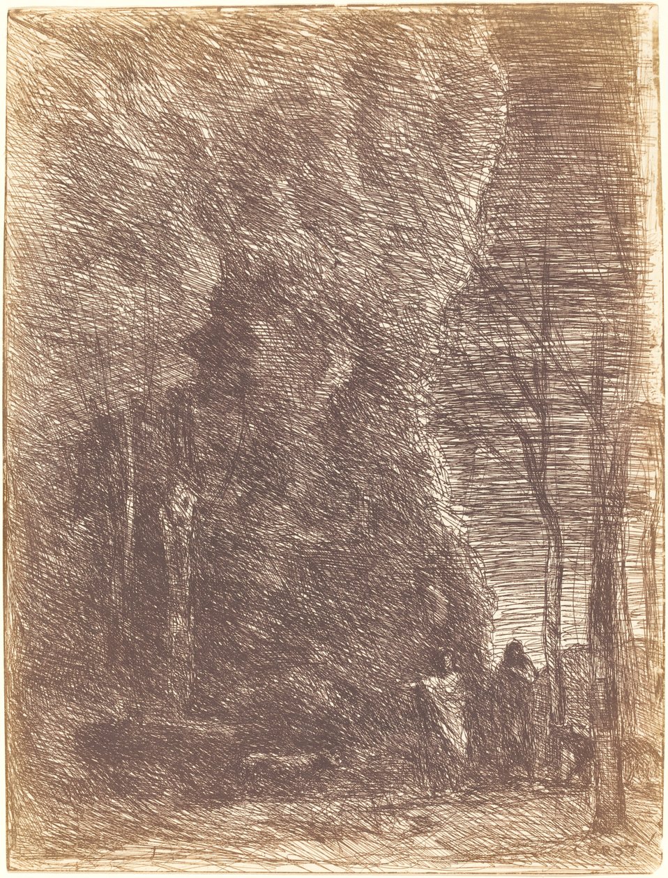 Dante a Virgil od Jean Baptiste Camille Corot