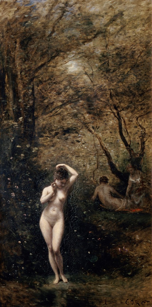 Diana Koupání, 1873-1874. od Jean Baptiste Camille Corot