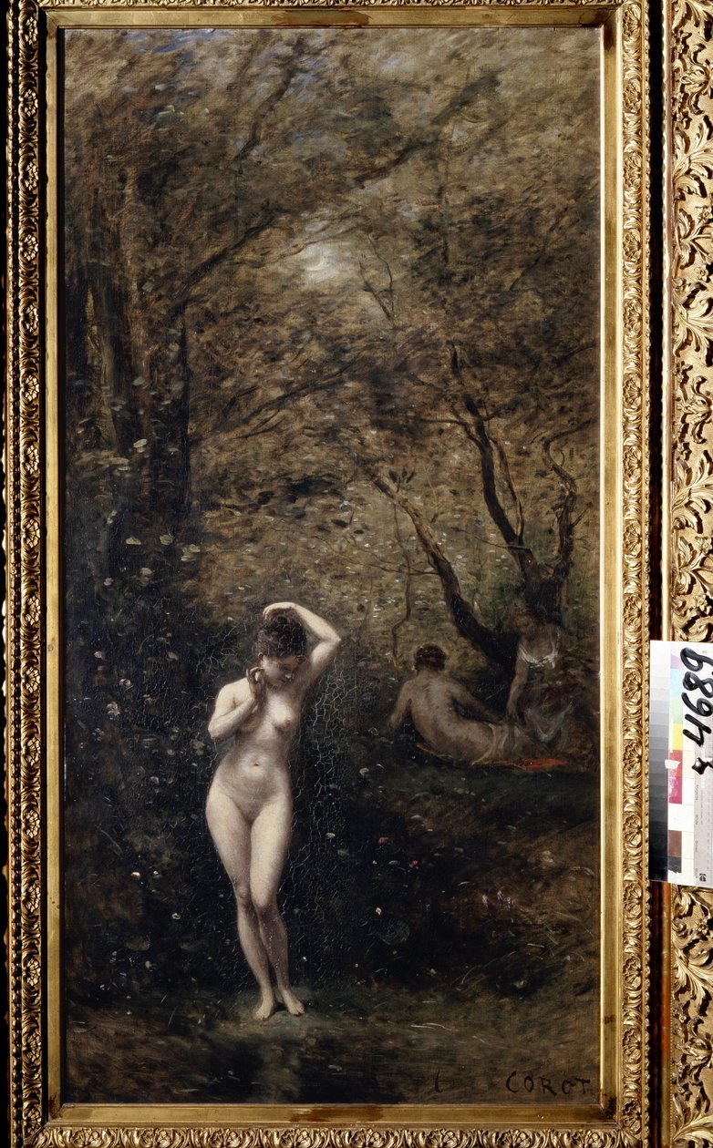 "" Diana koupání "" (Diana koupání) Obraz Camille Corot (1796-1875) 1873-1874 Puškinovo muzeum, Moskva od Jean Baptiste Camille Corot