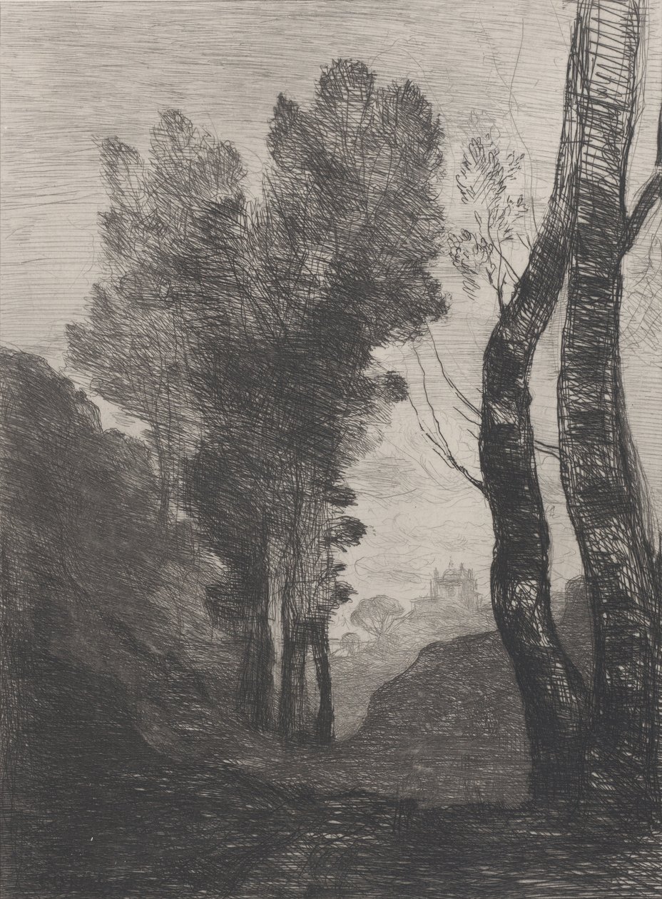 Okolí Říma, 1866. od Jean Baptiste Camille Corot